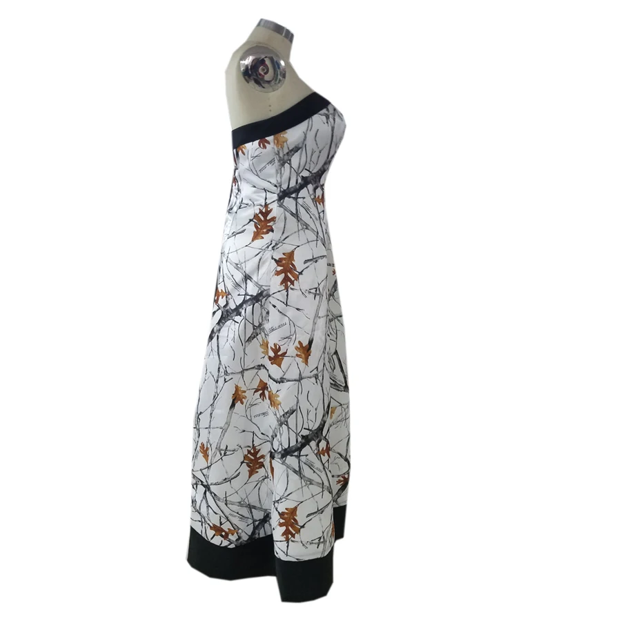 true timber white camo prom dress 2019 long robe longue women maxi camouflage party gowns