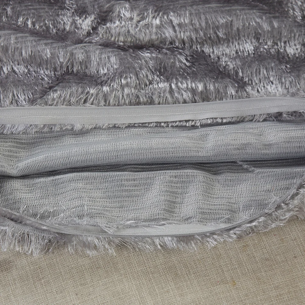 1 шт., мягкая плюшевая квадратная однотонная поясная подушка, чехол, сделай сам, декоративная наволочка для подушки, 42 см, наволочка с помпонами
