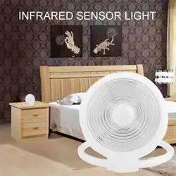 6 светодио дный коридор ночник умный инфракрасный движения тела Сенсор лампа дома декоративные лампы для постели Спальня Батарея питание