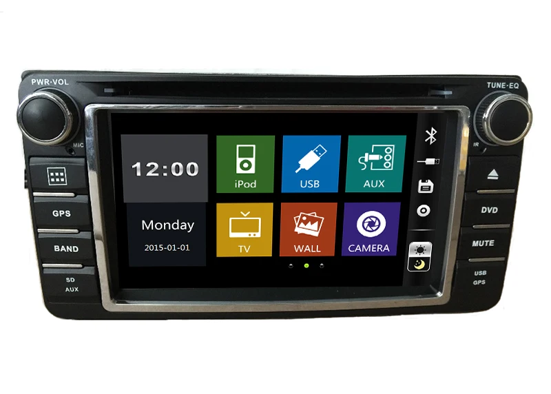 6 2 дюймовый автомобильный dvd плеер с GPS (опционально) USB/SD AUX BT/TV аудио Радио стерео