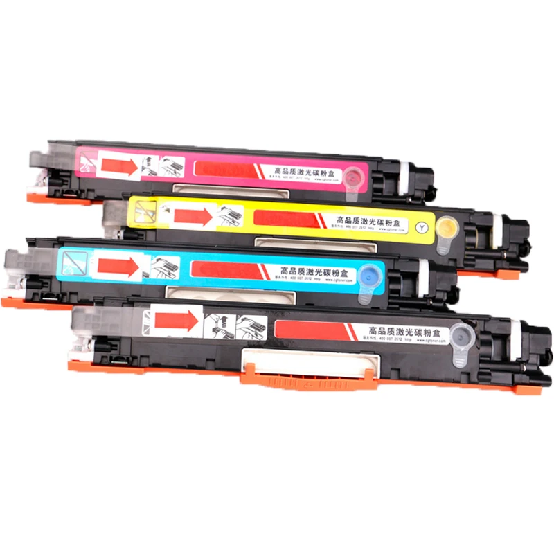 Многоразовый картридж для тонера CE310A CE311A CE312A CE313 126A совместимый с HP LaserJet Pro CP1025