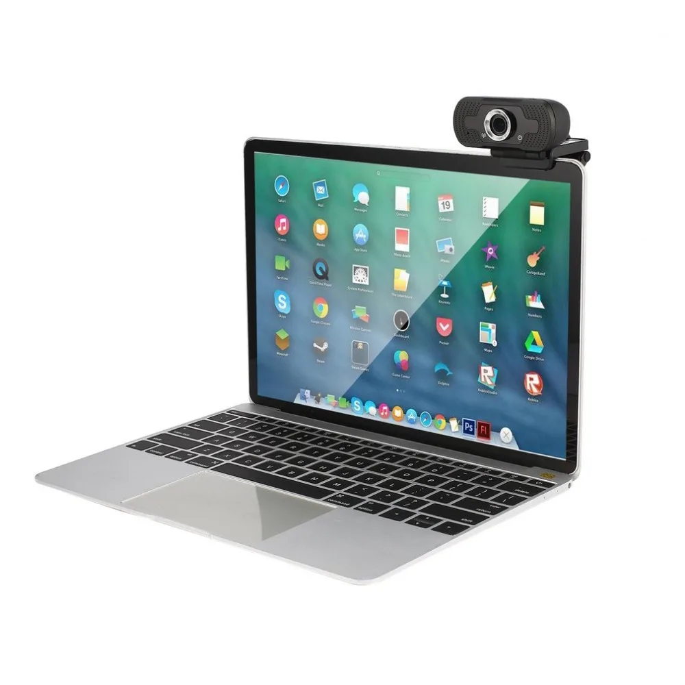 

HD USB Camera Ultra Small Portable Video Solution 2D DNR Built-in Microphone for Video Call Plug & Play Free Driver Webcam