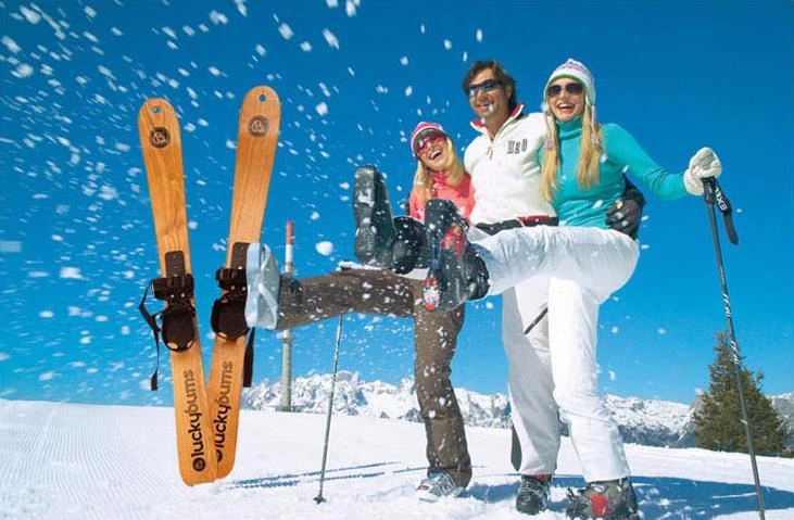 Лыжные доски лыжные деревянные материалы подходит для взрослых и детей 110 см