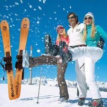 Лыжные доски лыжные деревянные материалы подходит для взрослых и детей 110 см