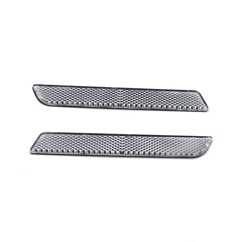 Motorcycle Smoke /Red/Clear Reflectors Latch Covers Hard Saddlebags For Harley 93-13 Electra Street Glide FLHTCH FLHRC Road King |
