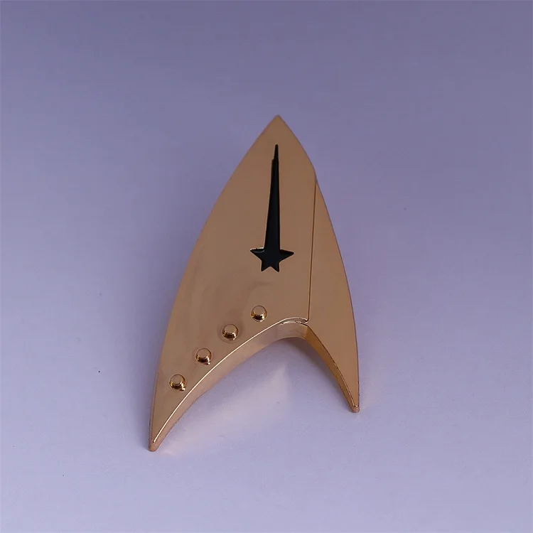 Star Trek Discovery Captain Badge Command Badge Insignia Science Badge Starfleet Brooches Metal Cosplay Prop