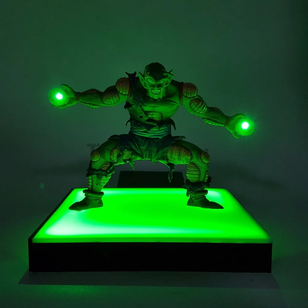 Dragon Ball Z Piccolo Kamehameha светодиодный светильник базовая модель игрушки ПВХ фигурка аниме Dragon Ball и Super Goku Супер Saiyan Led DBZ