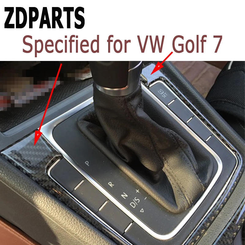 ZDPARTS 1 шт. наклейки на панель переключения передач из углеродного волокна для