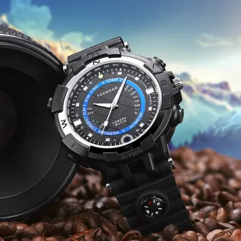 FOX8-1 Wireless Mini P2P WiFi IP Camera Watch Mini DV DVR Convenient Practical Watch Car Bicycle Video Recorder 8G16G32G