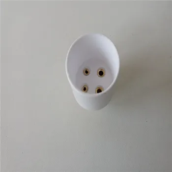 

3pcs ceramic tube socket seat 811R-G 4 pin seat tube socket golden foot for 811 300B 2A3 tube amplifier