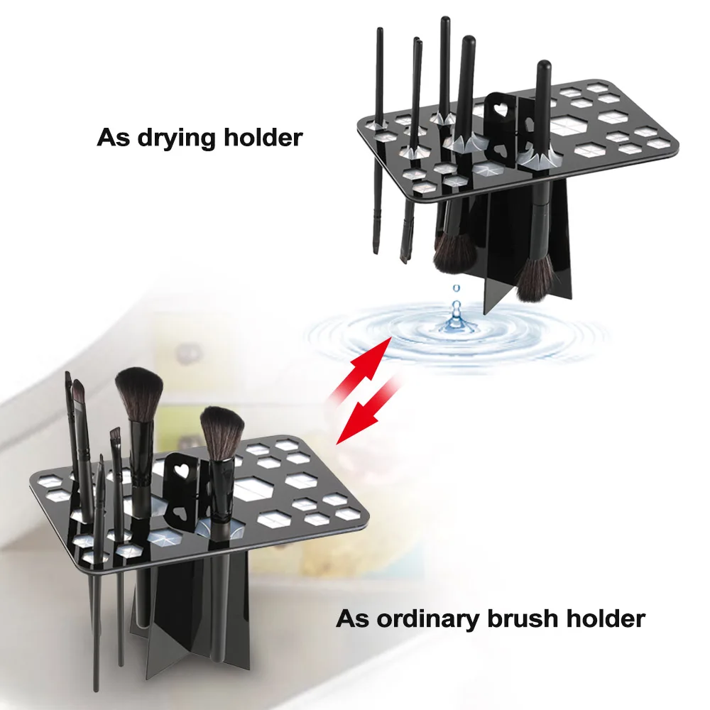 Держатель для кистей макияжа 26 отверстий|makeup brush holder|brush holdermake up |