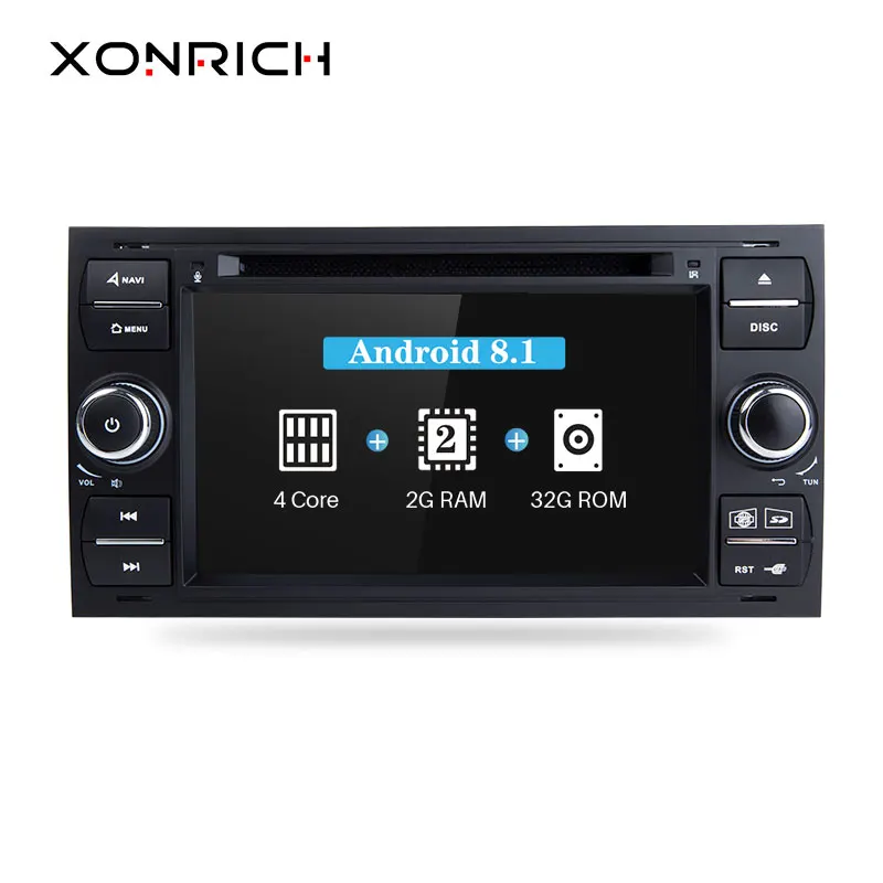 

Xonrich Car Multimedia Player Android 8.1 GPS For Ford Focus 2 Ford Fiesta Mondeo 4 C-Max S-Max Fusion Transit 2Din Autoradio 4G