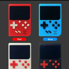 10 шт. Портативный ретро мини портативные игровые консоли 8 бит 2,4 дюйма ЖК-дисплей Цвет детские игры Встроенный 129 игр быстрая