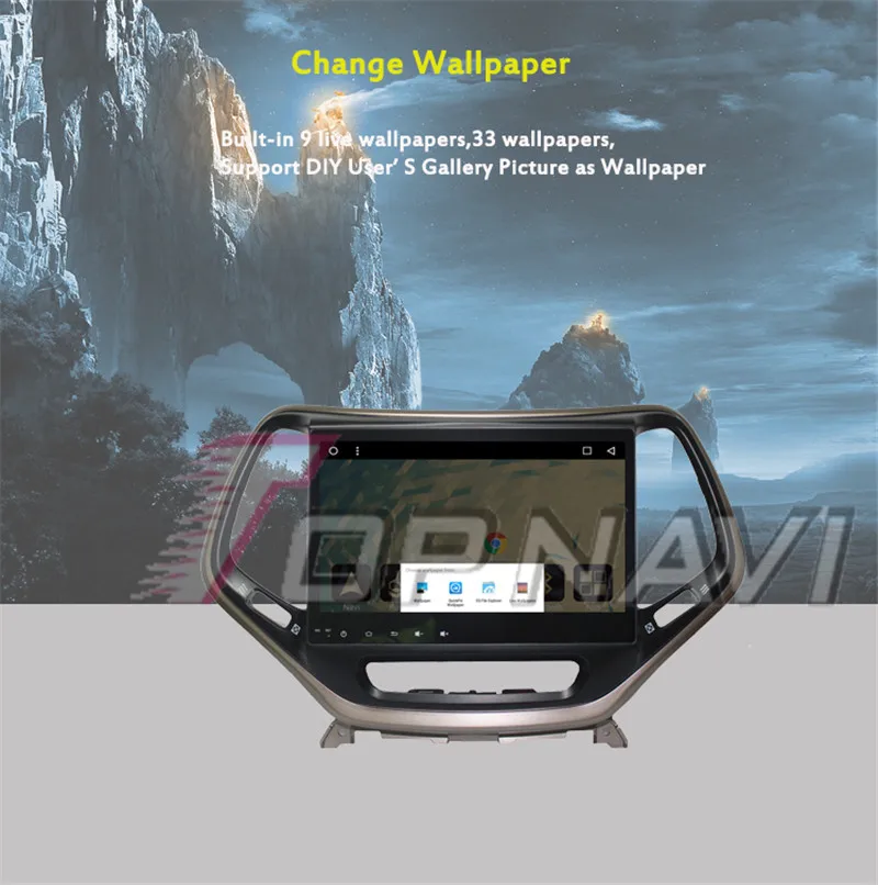 magnitol 1 din For Jeep Cherokee 2016