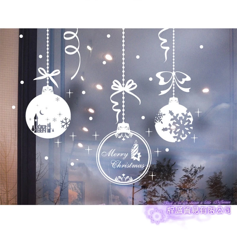 DCTAL большой Рождественский Стикеры X mas наклейка Плакаты виниловые наклейки на