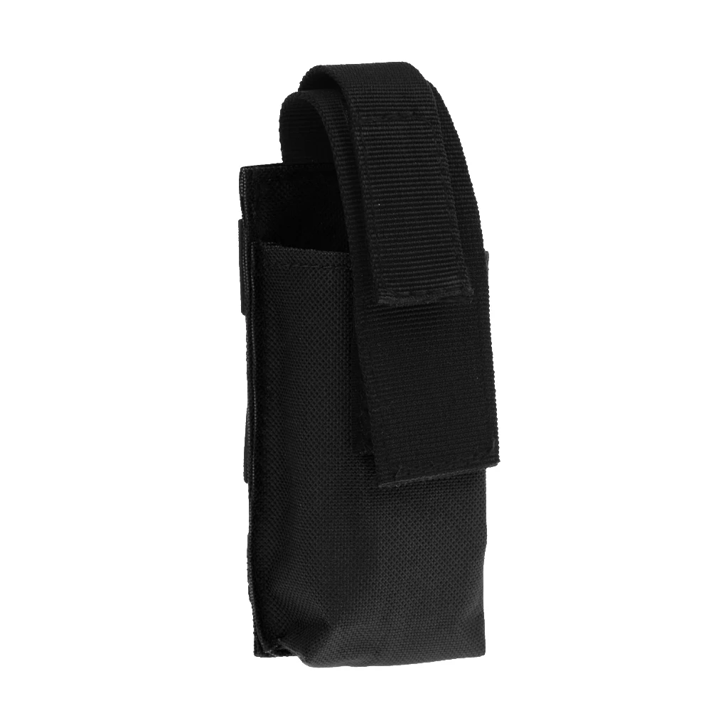 Прочная нейлоновая тактическая сумка-жгут держатель с медицинской ножниц слот для наружного кемпинга охоты - Цвет: Black