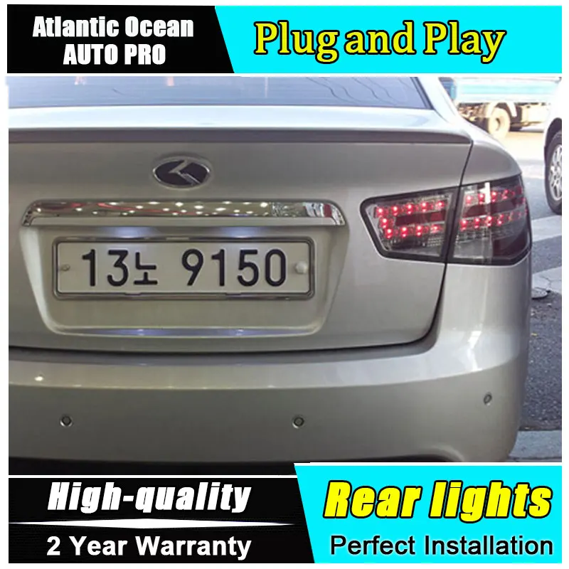 A&T Car Styling for Kia Forte Taillights 2010 2013 Cerato LED Tail Lamp Forte Rear Lamp DRL