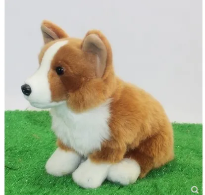 Кукла для собак Corky милые игрушки щенков валлийский карлик корки подарок