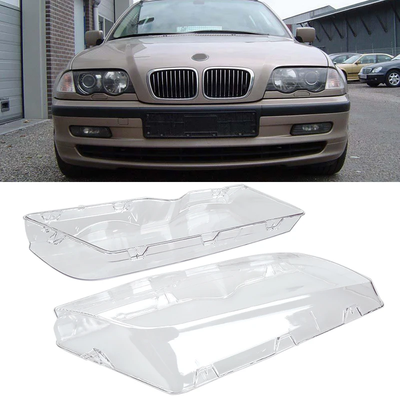 Новинка, 1 шт., левая и правая фара, прозрачные линзы, объектив, прозрачная крышка, купе, трансформер для BMW E46 3 серии 1998-2001