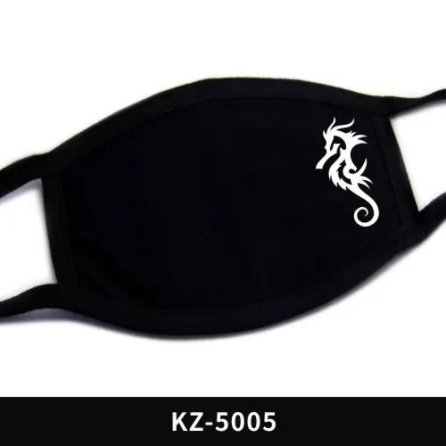 Маска для мужчин и женщин, индивидуальная модная зимняя утолщенная велосипедная ветрозащитная хлопковая дышащая легкая дышащая маска - Цвет: KZ-5005