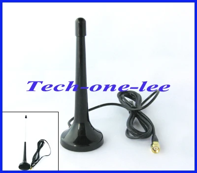 1pc SMA male connector telescopic Digital Freeview 16dbi 17dbi gains DVB T TV HDTV Antenna Aerial 2