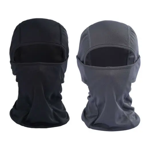 Cool Soft Bike Motorcycle Full Face Mask Lycra Balaclava Ski Neck Protection Winter Windproof