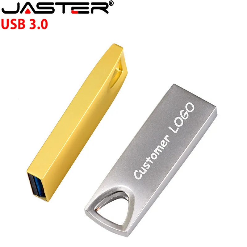 

JASTER usb flash drive 3.0 silver/gold Metal pendrive 64GB 32GB 16GB 4GB memoria flash pendrive memory usb bracelet key U disk