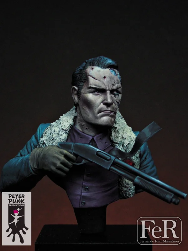 

1/16 Resin Figure Bust Model Schwarzenegger Executor Movie Character