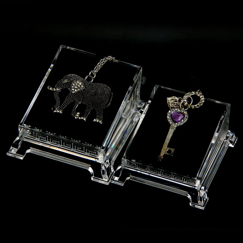 Velvet Pendant Necklace Chain Organizer Jewelry Hard Display Stand Holder Jewelry Organizer Hard Display Stand wedding Gift