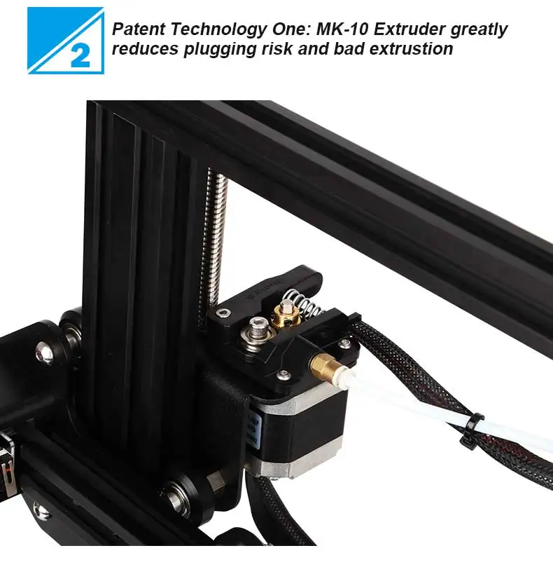 Новое поступление CREALITY 3d принтер Ender-3/3x/3Pro с 3 насадками/2PLA/силикон, V-slot Resume power Failed Printing DIY KIT Hotbed