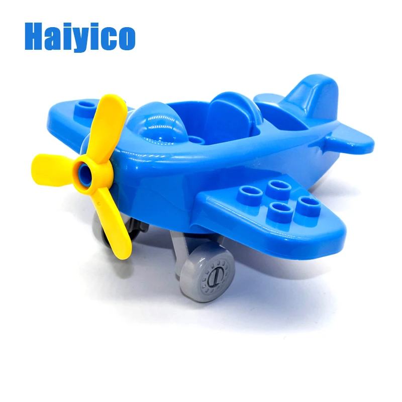 Large size Model Blocks propeller aircraft Classic Mini plane