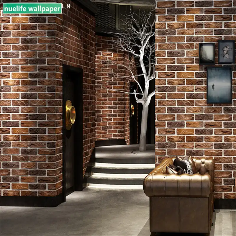 Avrupa Klasik Nostaljik 3d Tugla Desen Duvar Kagidi Taklit Tugla Cay Dukkani Cafe Restaurant Cafe Bar Kirmizi Tugla Duvar Kagidi Duvar Kagitlari Aliexpress