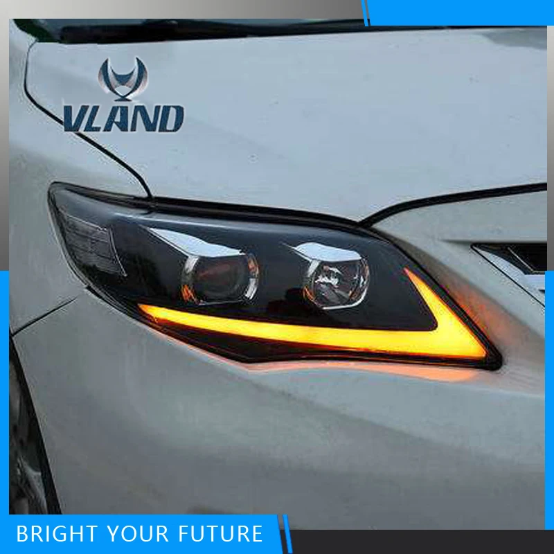 

For Toyota Corolla 2011 2012 2013 Headlights Lamp Assembly Elantra Front Lights LED Headlight Modify Custom