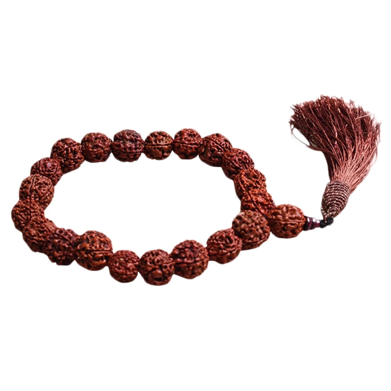 

Car Mirror Hanging Pendant Car Gear Rudraksha Beads Interior Decoration