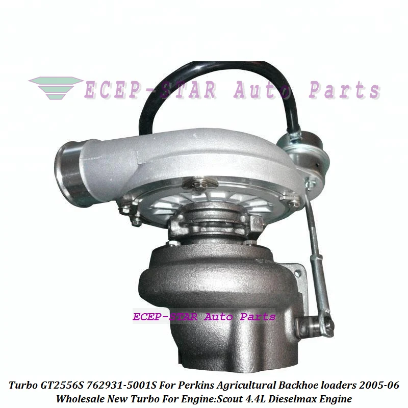 GT2556S Turbo 762931-5001S 762931 Turbocharger For Perkins Agricultural Backhoe loaders 2005-06 with Scout 4.4L Dieselmax Engine  (2)