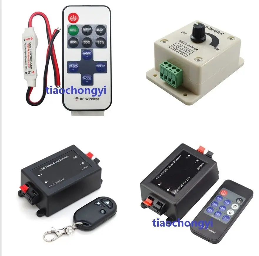Беспроводная Светодиодная лента с регулятором яркости 5050 3528|control led strips|remote control