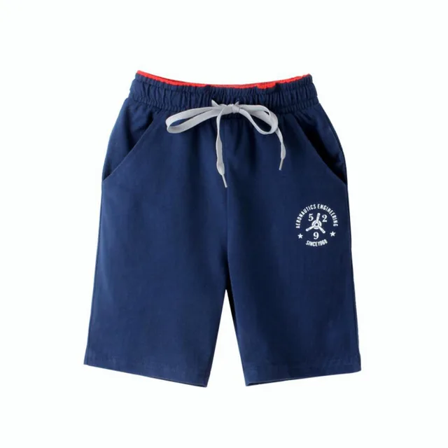 Summer boys pants 3-11T kids Knee-high shorts children letter 100% cotton cool trousers baby pants boys sport pants new style 5