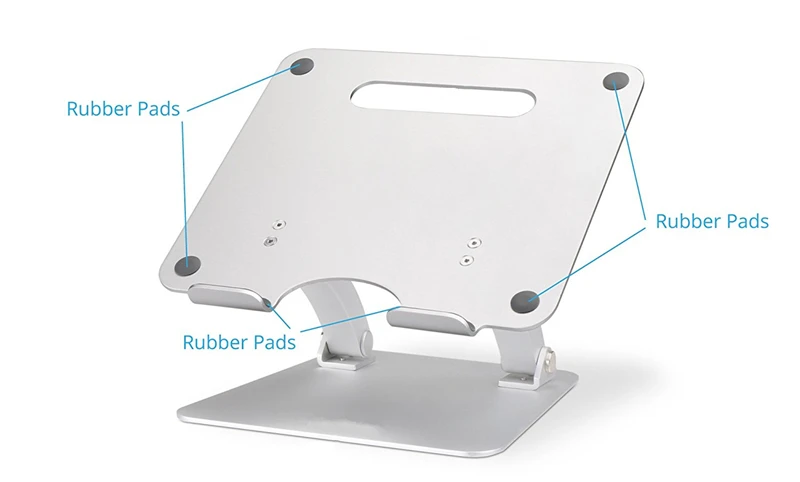 Алюминиевая Регулируемая подставка для ноутбука, складной кронштейн свободного подъема, Регулируемый угол наклона, держатель для ноутбука, планшета для MacBook Pro iPad