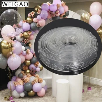 

WEIGAO 5m Latex Balloon Chain of Rubber Wedding Birthday Party Balloons Accessories Backdrop Decor Balloon Arch Chain Decoration