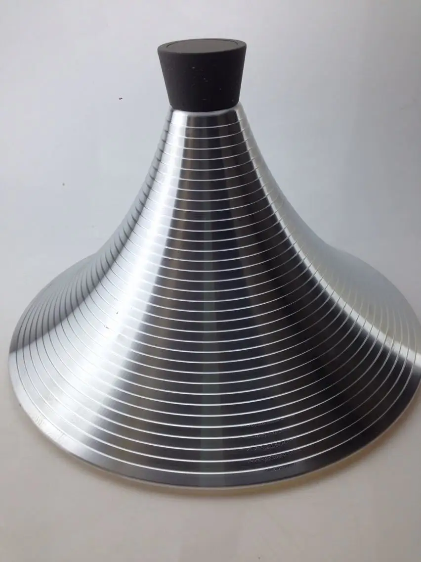 Non stick Tagine Taji pot stainless steel tower stew dry pot seafood high lid pan electromagnetic cooker Moroccan Tajine
