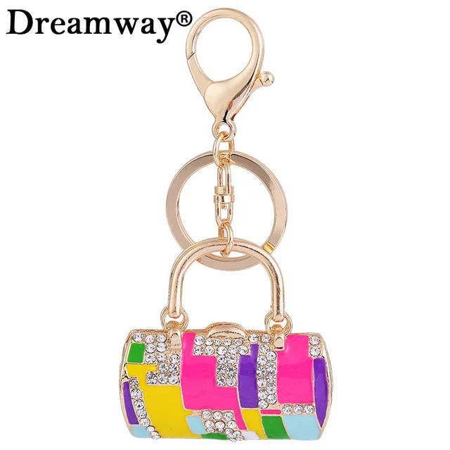 Women S Crystal Bag Shape Keychain Keyring For Car Luxury Rhinestone Women S Crystal Bag Shape Keychain Keyring For Car Luxury Rhinestone Handbag Charm Pendant Jewelry Factory