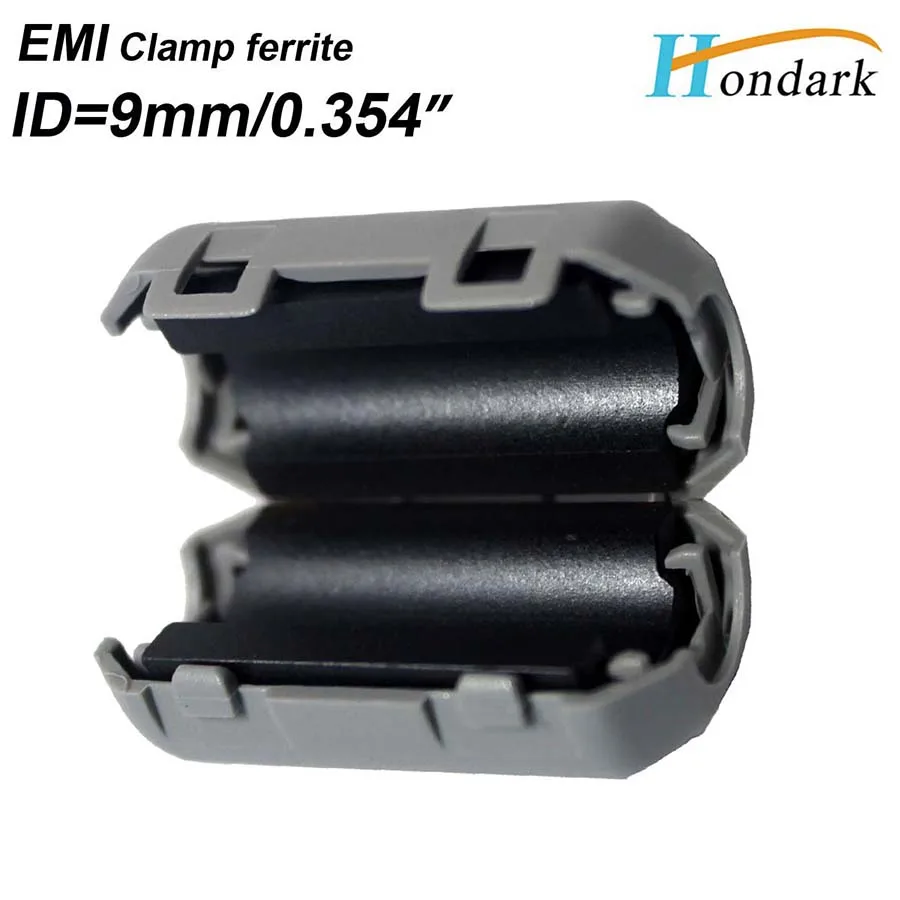 Inner 9mm 0.35'' EMI filter ferrite core 2035 0930 ferrite clamps