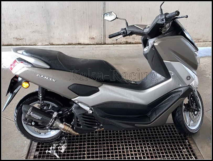 Для Yamaha NMAX 125 NMAX 155 moto rcycle выхлопная труба akrapovic глушитель выхлопных газов Модифицированная Соединительная труба дБ убийца Escape moto