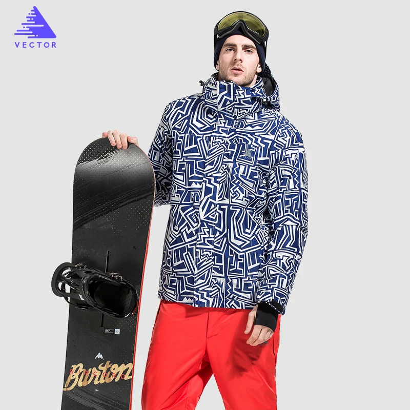 VECTOR de marca chaquetas de esquí impermeable a prueba de viento cálido invierno Snowboard chaquetas al aire libre de nieve ropa de esquí HXF70012 VECTOR de marca chaquetas de esquí impermeable a prueba de viento cálido invierno Snowboard chaquetas al aire libre de nieve ropa de esquí HXF70012
