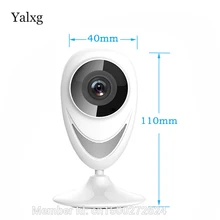 Yalxg HD 720P Wifi Ip P2p Security Home smallest wireless Camera Mini network Baby Monitor Two Way Voice fisheye CCTV DVR