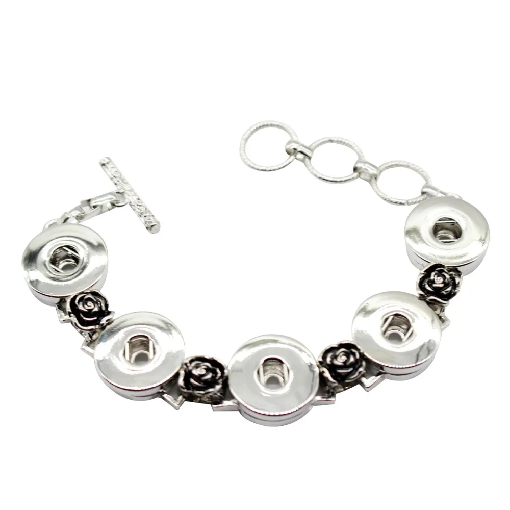 High quality bracelet snaps bracelets pour snap button fit 18 20mm