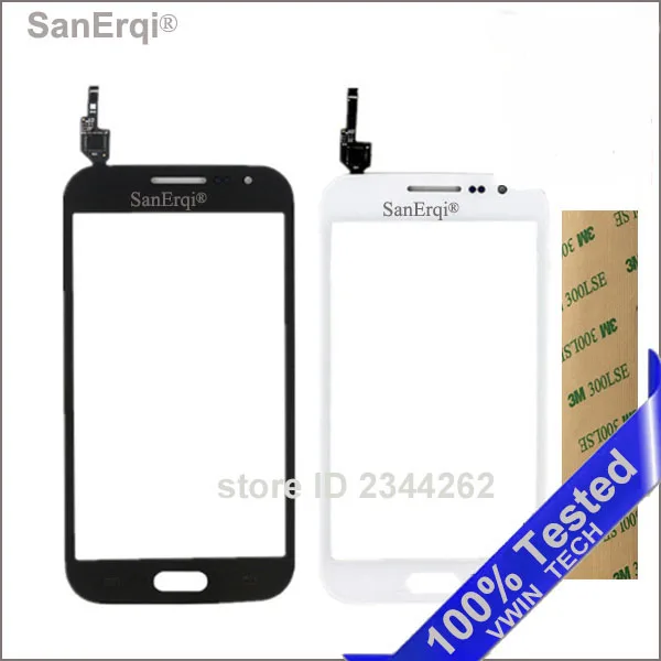 SanErqi 100 шт. протестированный для samsung Galaxy Win GT-i8552 GT-i8550 i8552 i8550 8552 8550 сенсорный экран дигитайзер стекло