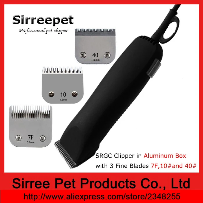 

Free shipping Trimmer for animal with 3 fine blade 10# 7F and 40# in aluminum box