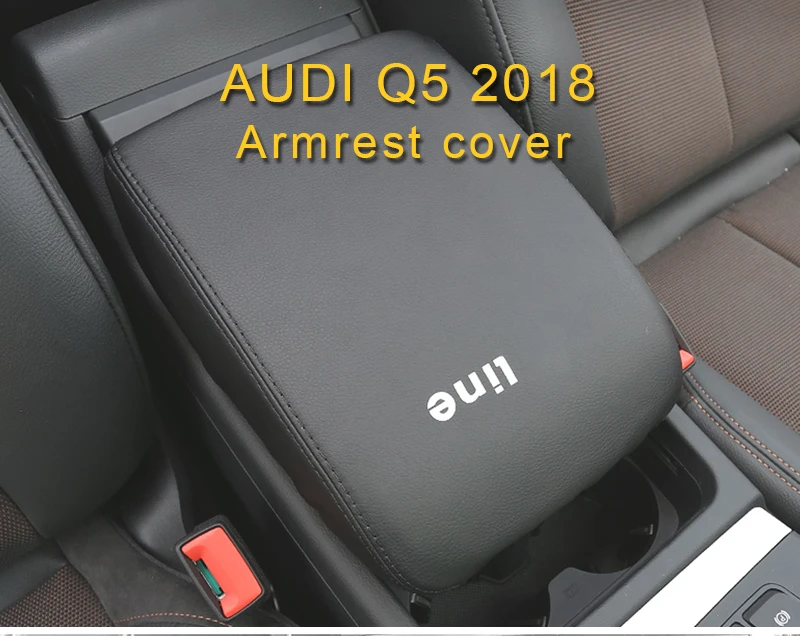 Для Audi Q5 FY, автомобильный подлокотник, защитный чехол, кожаный коврик, подушка, аксессуары для интерьера