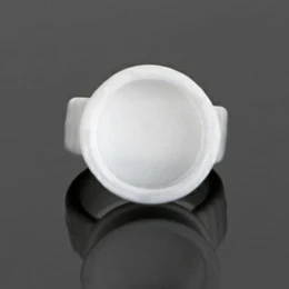Eyemix 100 шт./лот одноразовые клеевые кольца для наращивания ресниц Клей пигмент хорошо держатель инструмент - Handle Color: Cylindrical